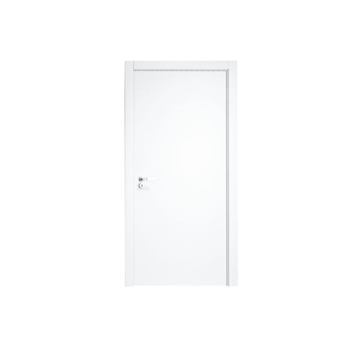Porta Lisa Montada Em Madeira Direita 210X72cm Primer