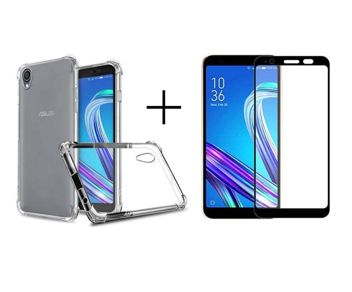Capa Anti Impacto + Película 3D Zenfone Live L1 Za550kl