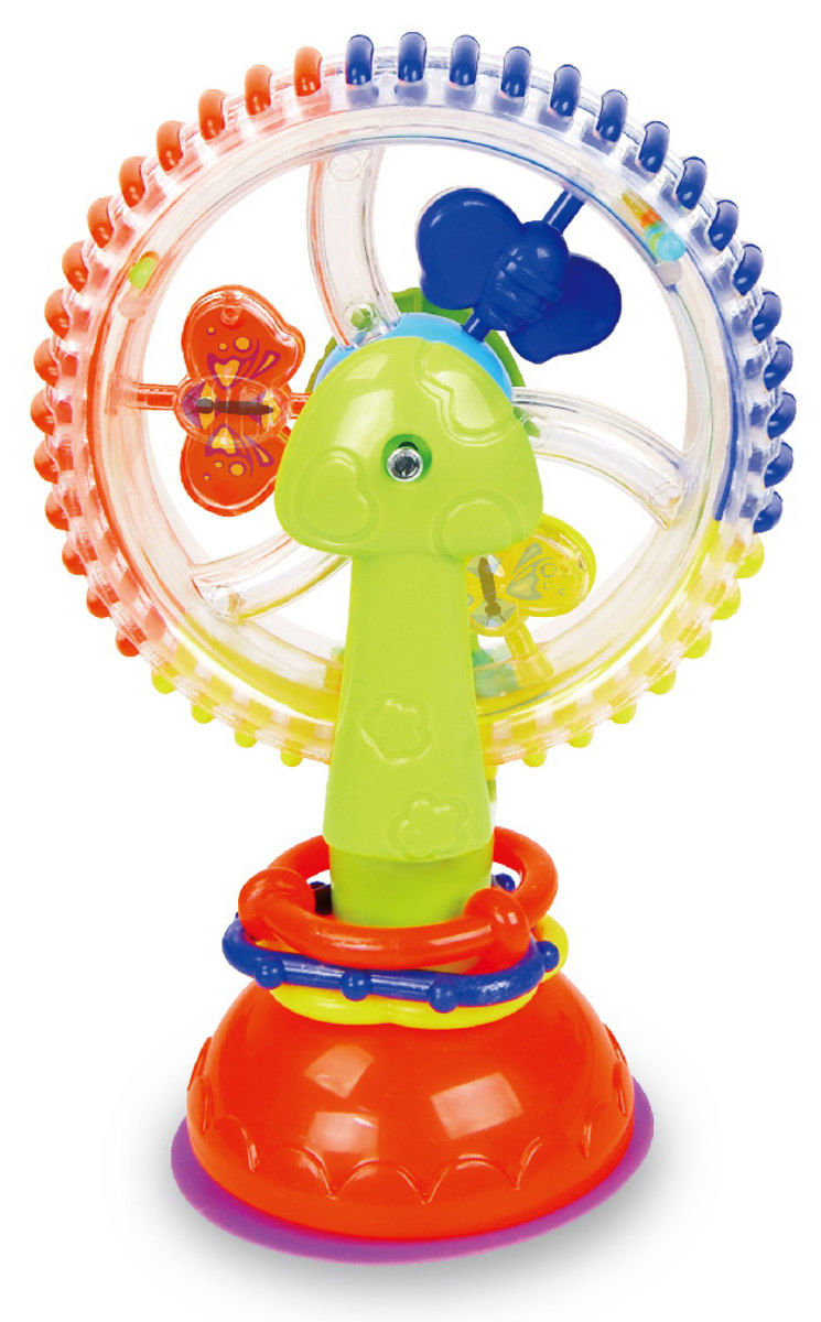 Roda Roda Atividades Com Ventosa E Fixação Indicado Para +3 Meses Multikids - Br1089 Br1089