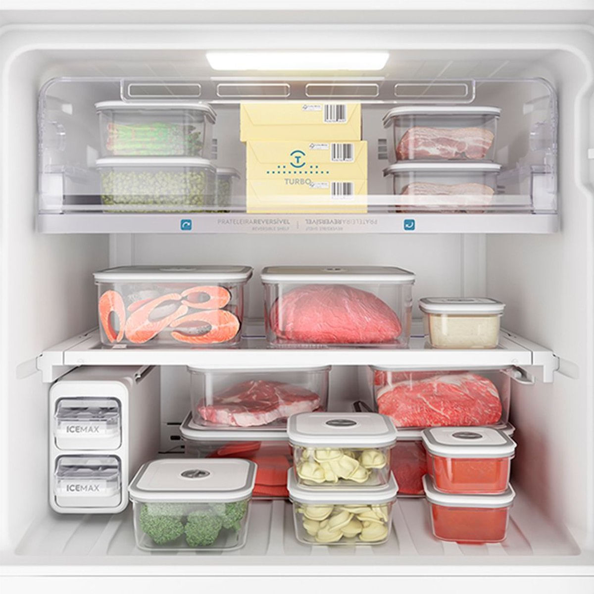 Geladeira/Refrigerador Inverter Top Freezer 431L Branco (If55) 127V