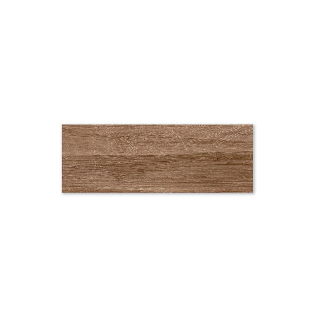 Piso Cerâmico Acetinado Borda Bold Uddo Tokyo Plus Marrom 20X60cm