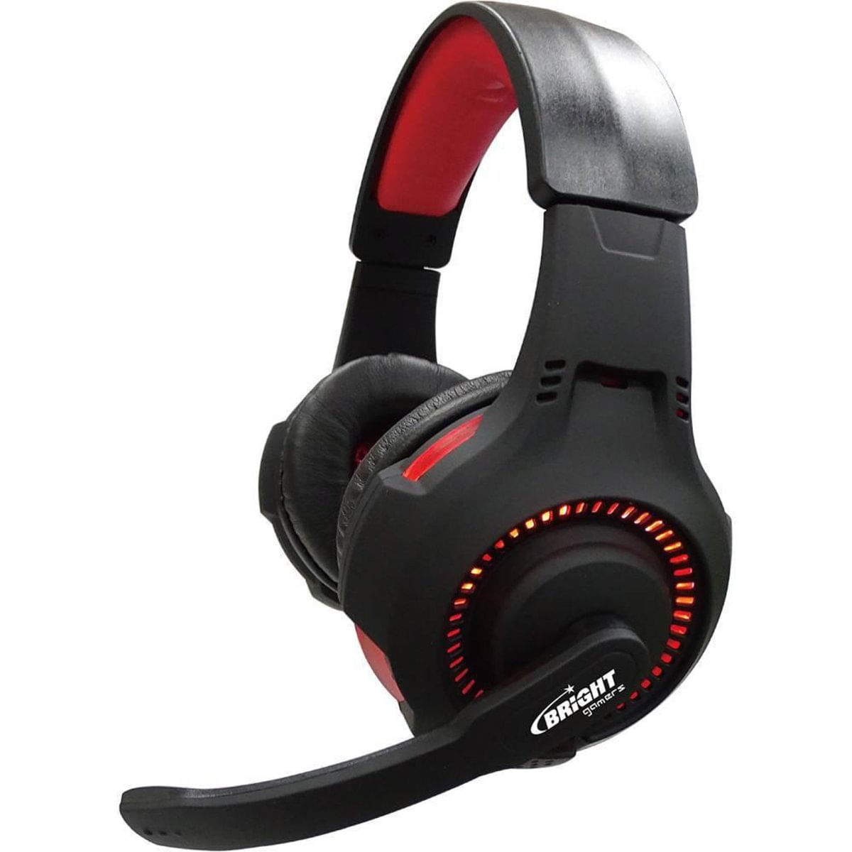 Headset Gamer Com Led Vermelho P2 E Usb Bright 468