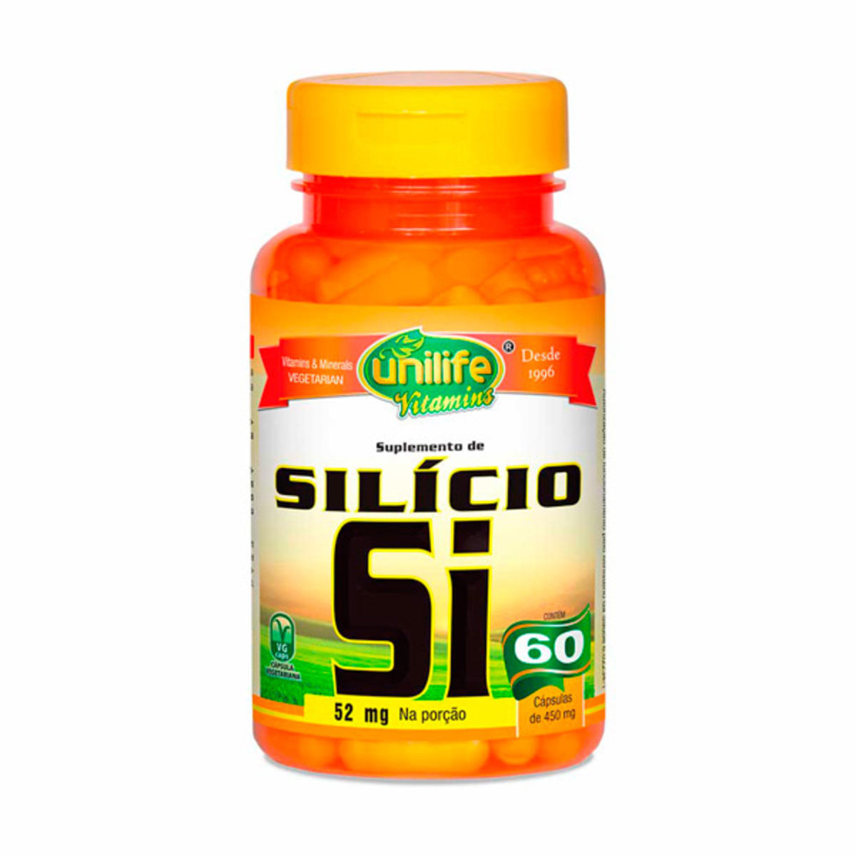 Silício Quelato Si Unilife 60 Cápsulas De 450Mg