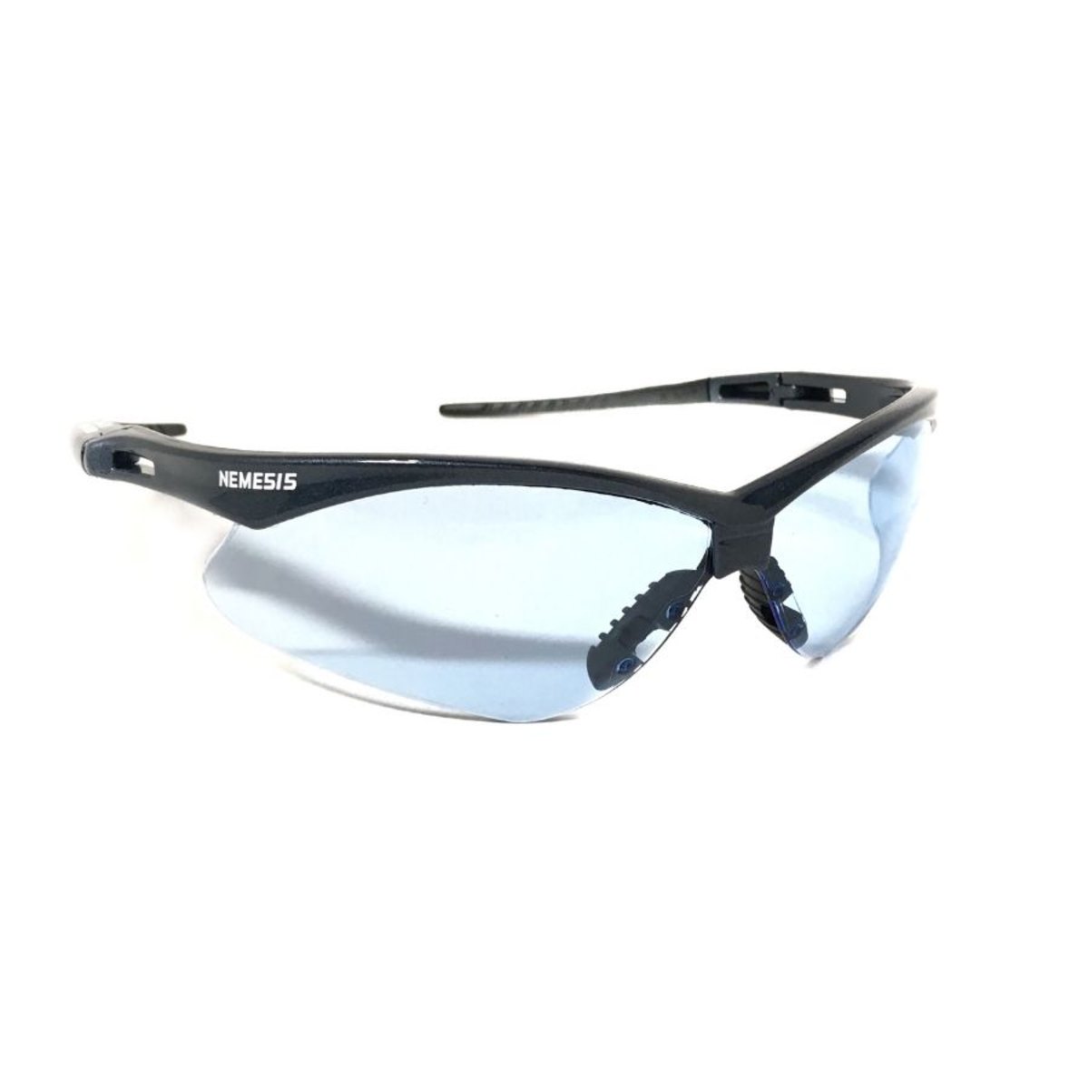 Kit 2 Óculos Proteção Nemesis Preto Lente Azul Transparente Esportivo Balístico Paintball Resistente A Impacto Ciclism