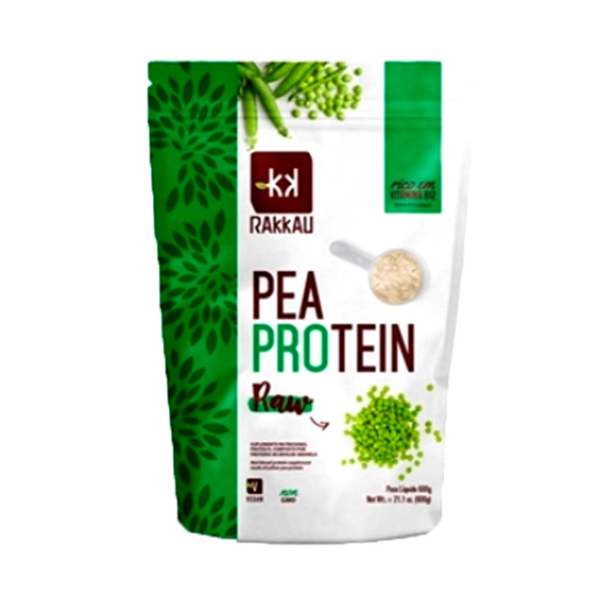 Proteína De Ervilha Amarela Pea Protein Raw Rakkau 600G