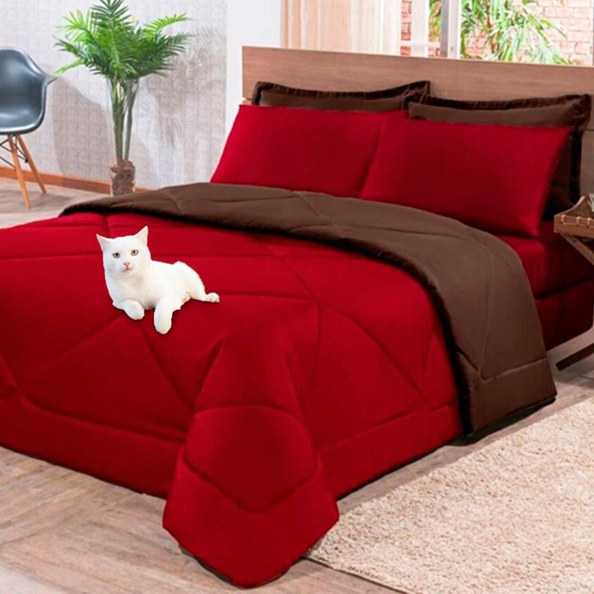 Vermelho e Marrom