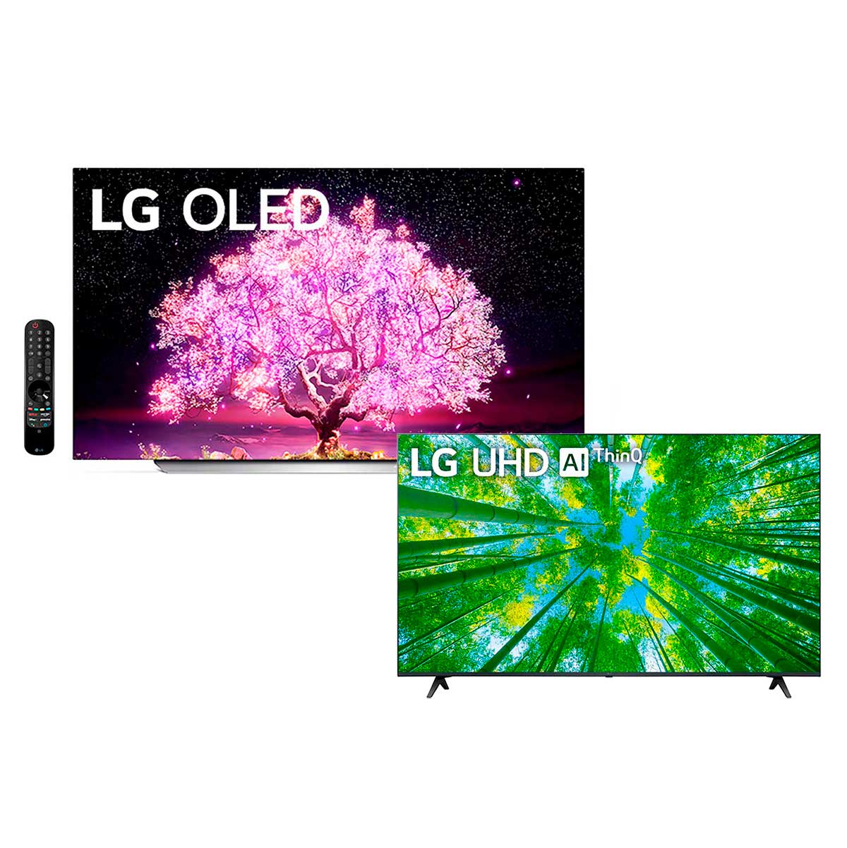 Smart Tv Lg 65" Oled65c1 Uhd + Smart Tv Lg 50" 50Uq8050 Uhd