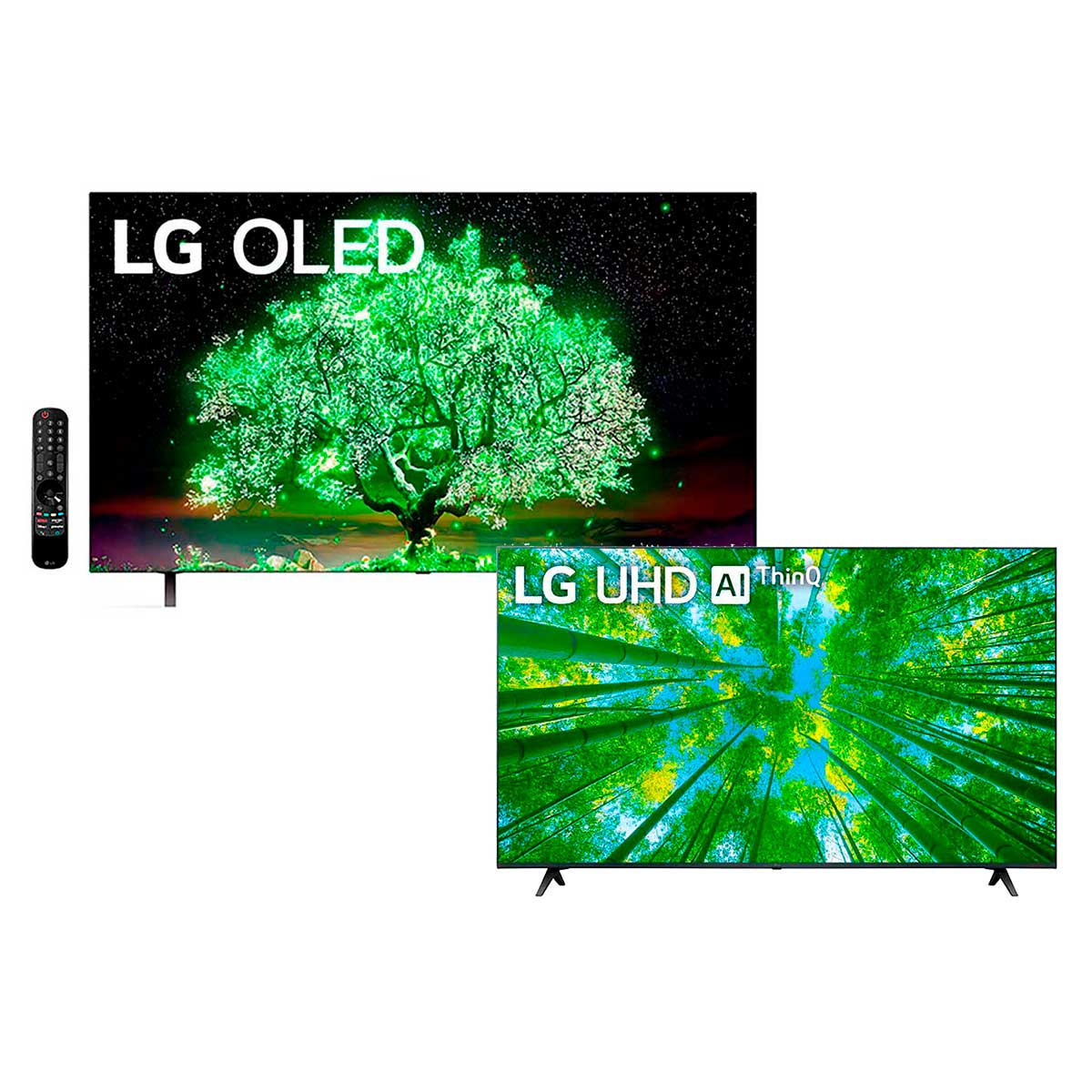 Smart Tv Lg 65" Oled65a1 Uhd + Smart Tv Lg 50" 50Uq8050 Uhd