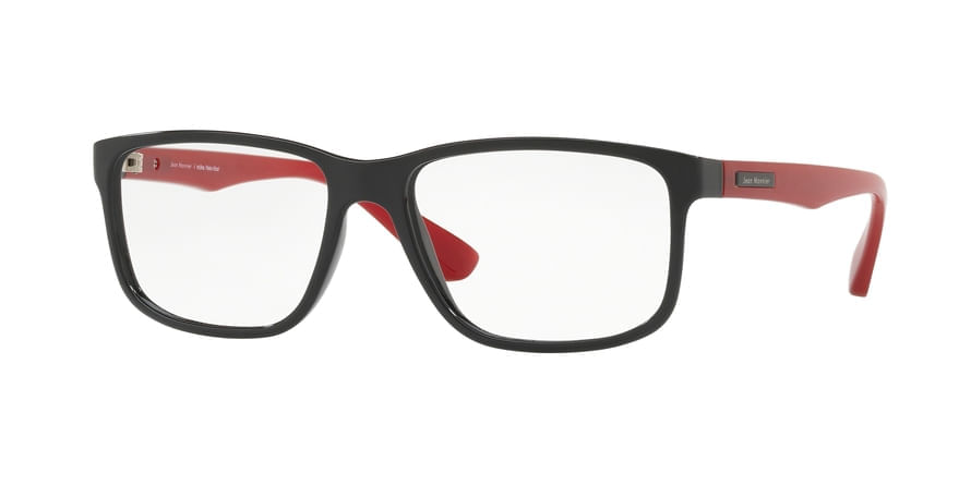 Jean Monnier J83152 F333 Preto Vermelho Lente Tam 55