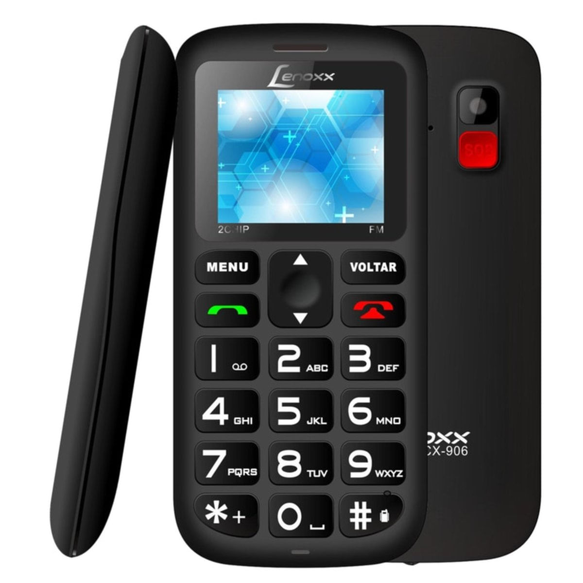 Celular Dual Chip Lenoxx Cx906 Preto