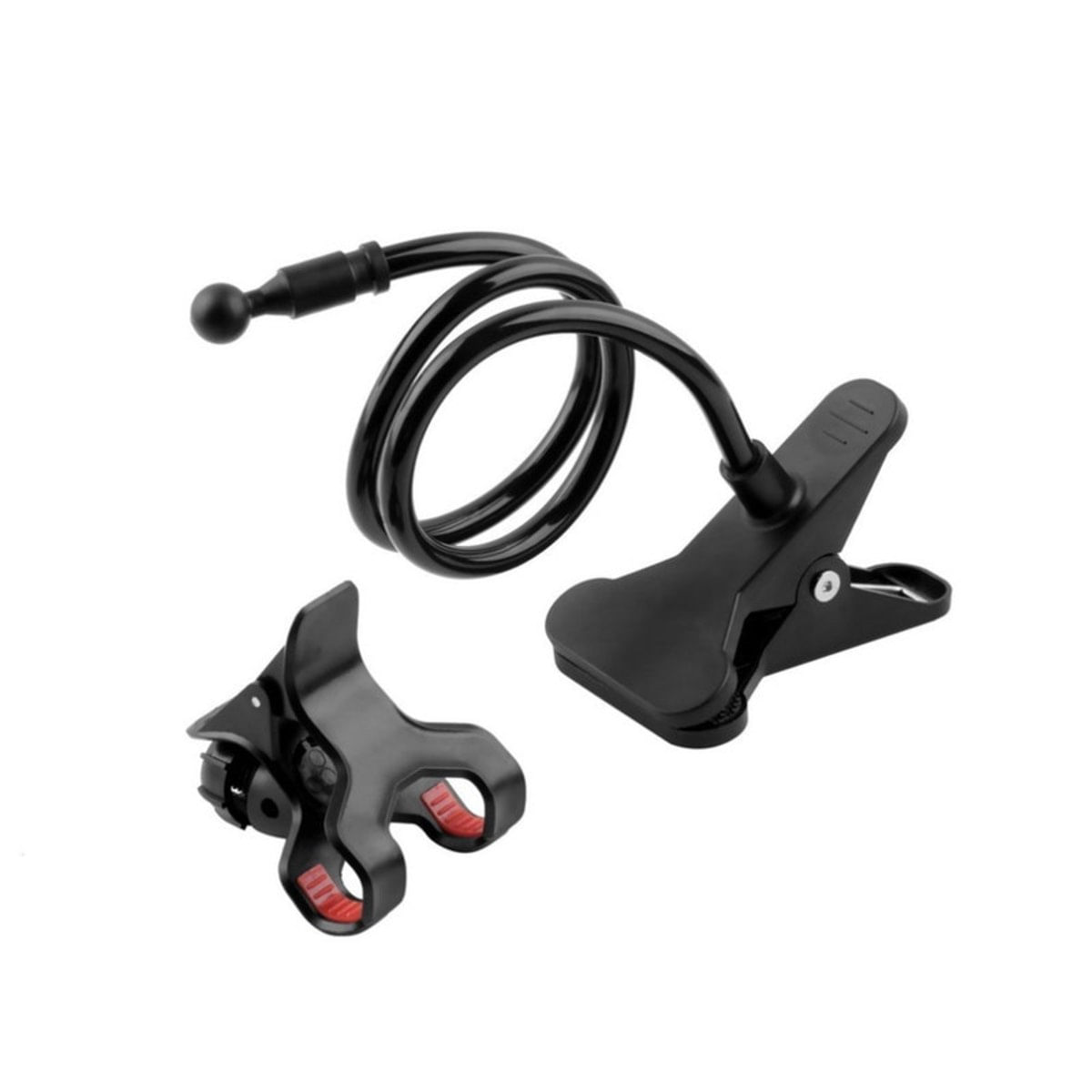 Suporte Universal Para Gps E Celular Com Haste De Metal Flex