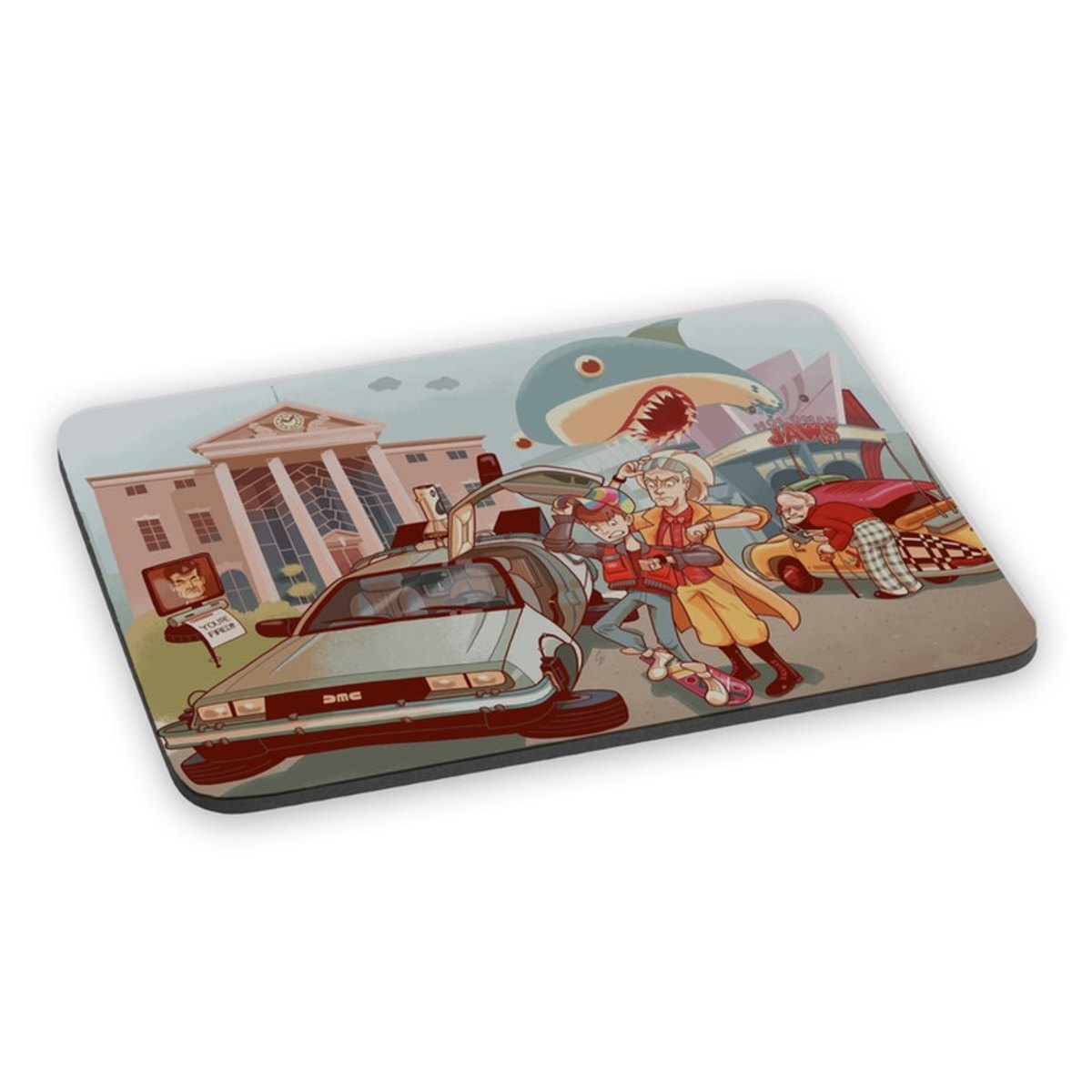 Mousepad De Volta Para O Futuro Filme Anos 80 Antigo Retrô