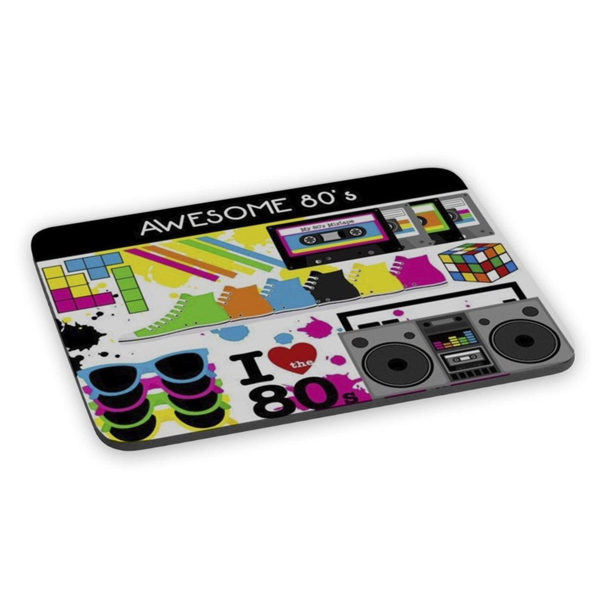 Mousepad Anos 80 Retrô Vintage Objetos Antigos Época Década