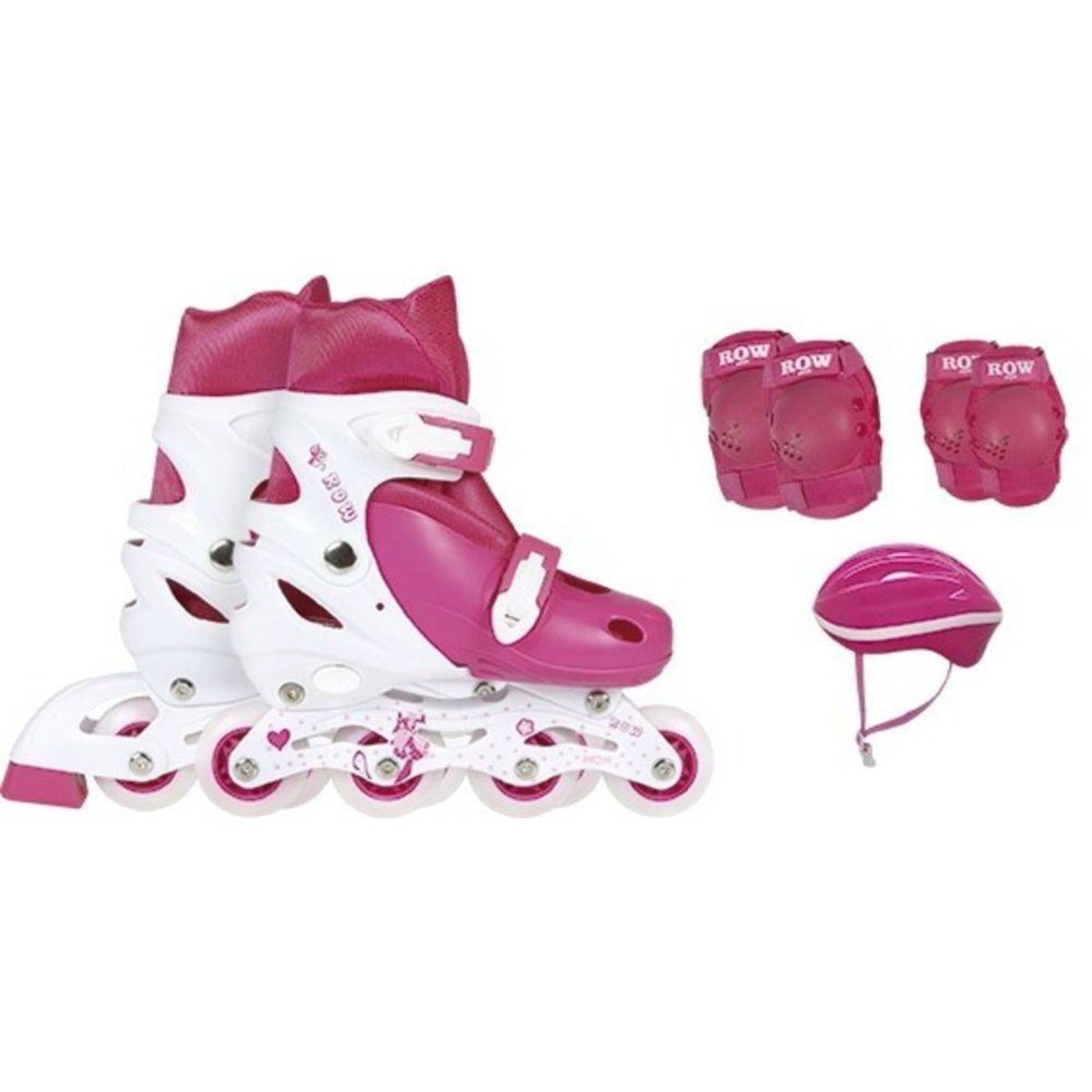 Kit Patins Roller Infantil Com Proteção