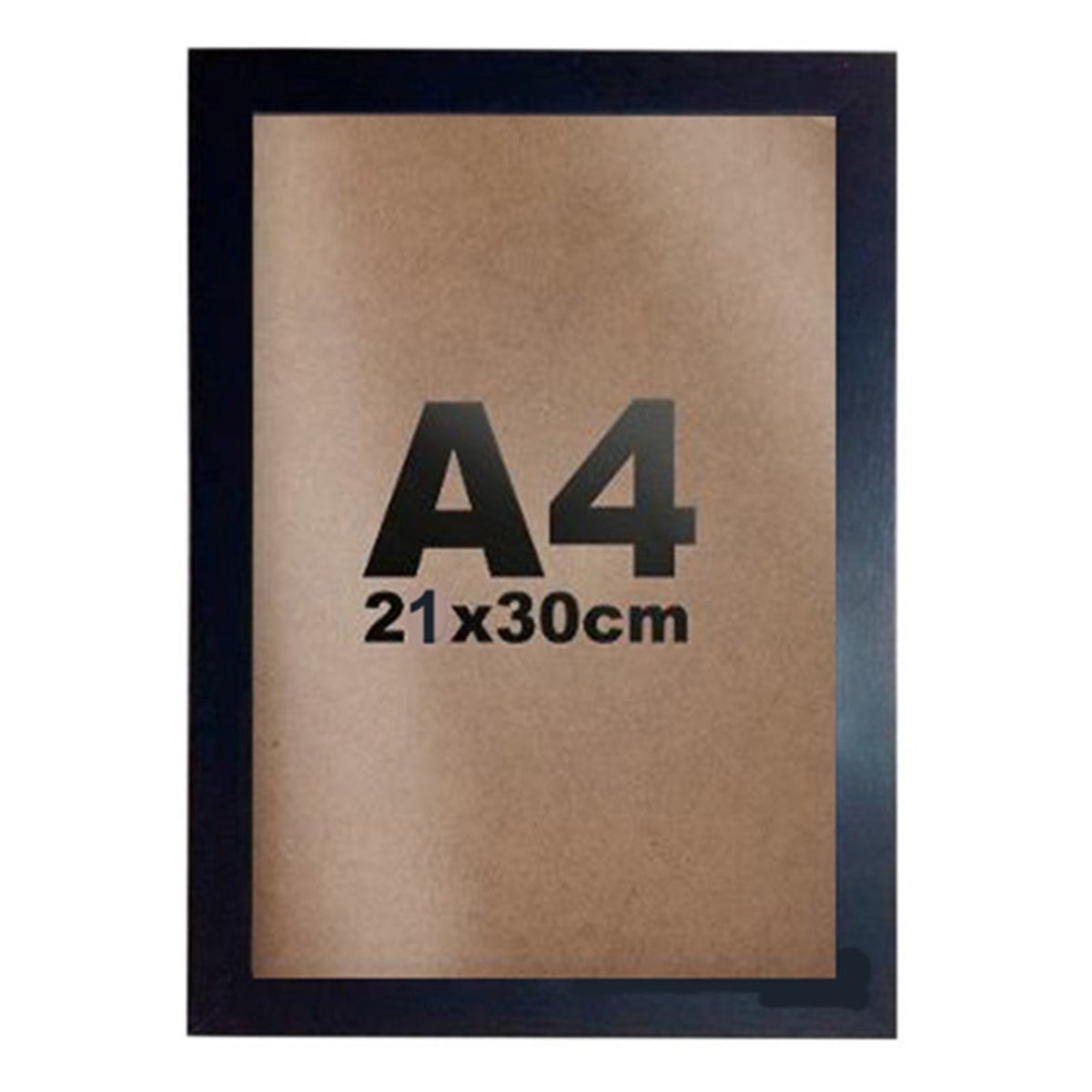 Moldura Quadro Decorativa Laqueada Kit 3 A4 21X30xm Preto