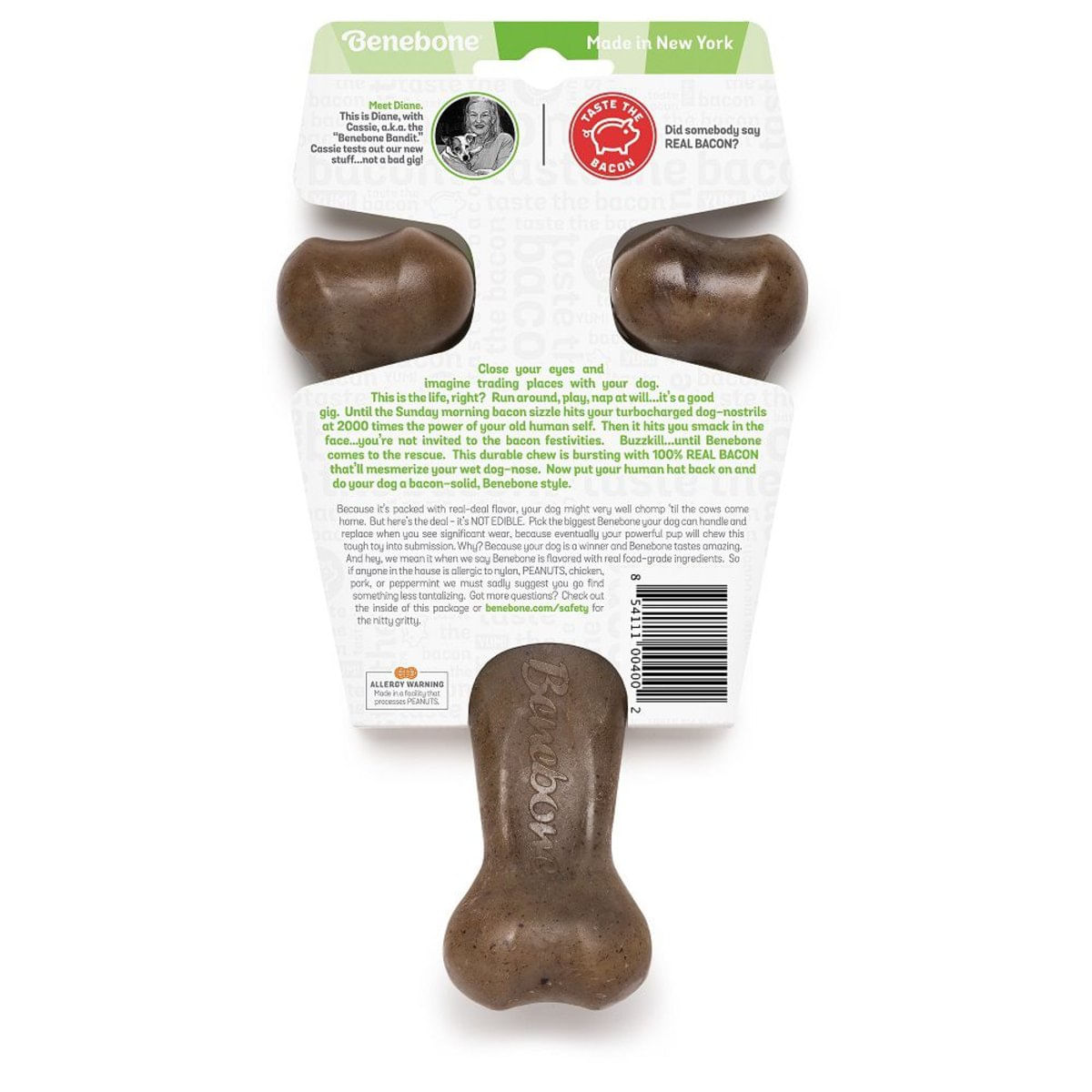 Mordedor Para Cães Benebone Wishbone Bacon