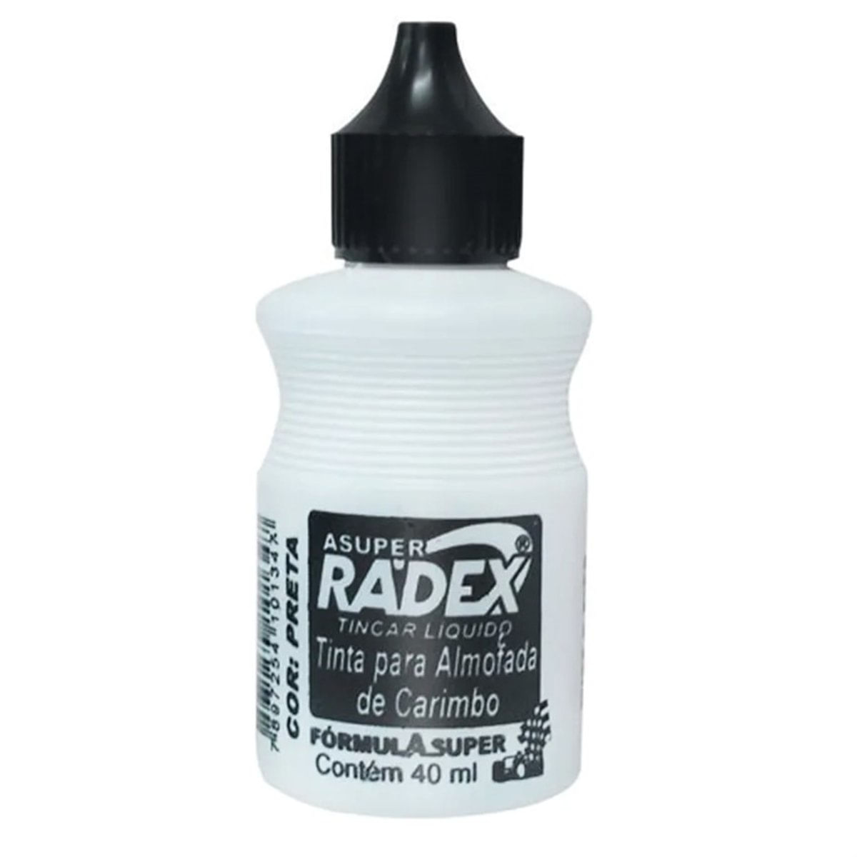 Tinta Para Carimbo Preto Radex 40Ml