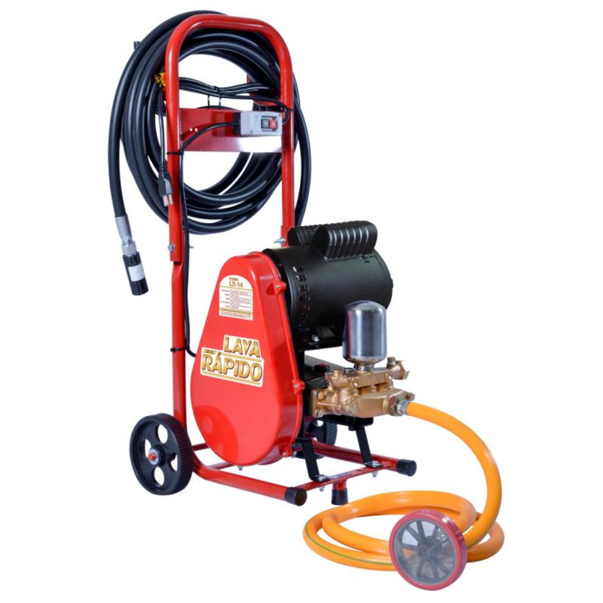 Lavadora De Alta Pressão Motor 1,0 Cv Vazão 14 L/Min 320 Psi Lr-14 Zm