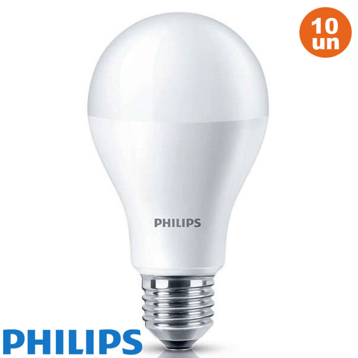 10 Lâmpada Led Philips Bulbo 13,5W 1521Lm Branco Quente Frio