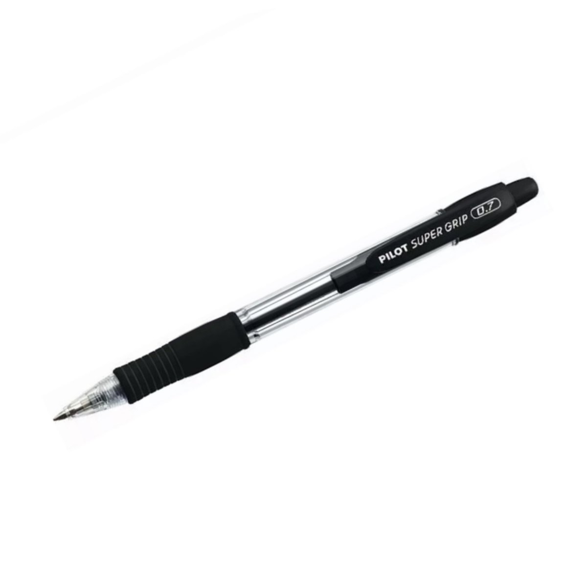 Caneta Esferográfica Super Grip Retrátil Ponta Fina 0.7Mm Cor Preto Ref. Bpgp 10R Pilot