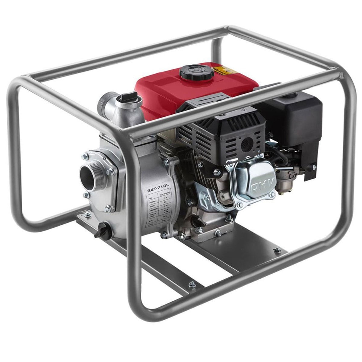 Motobomba Auto Escorvante A Gasolina B4t710l 5.5Cv Partida Manual - Branco Motores