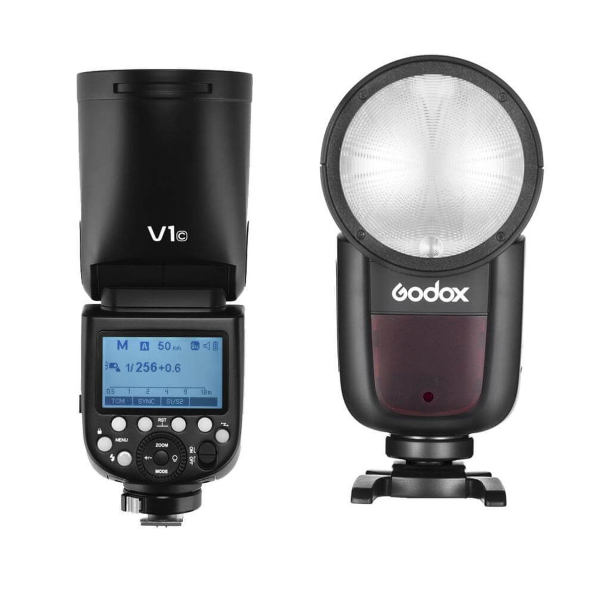 Flash Godox V1-S Cabeça Redonda Ttl Master Speedlight Para Câmeras Sony