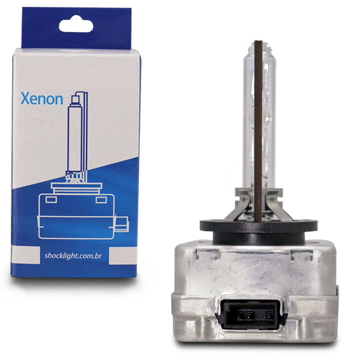 Lâmpada Xênon Reposição D1s Pk32d-2 5500K 35W 12V Luz Branca Aplicação Farol