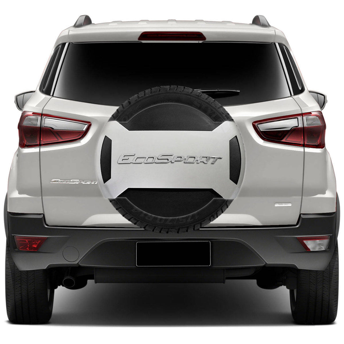 Semi Capa Estepe Rígida Ford Ecosport 2013 A 2018 Parcial Prata Dublin