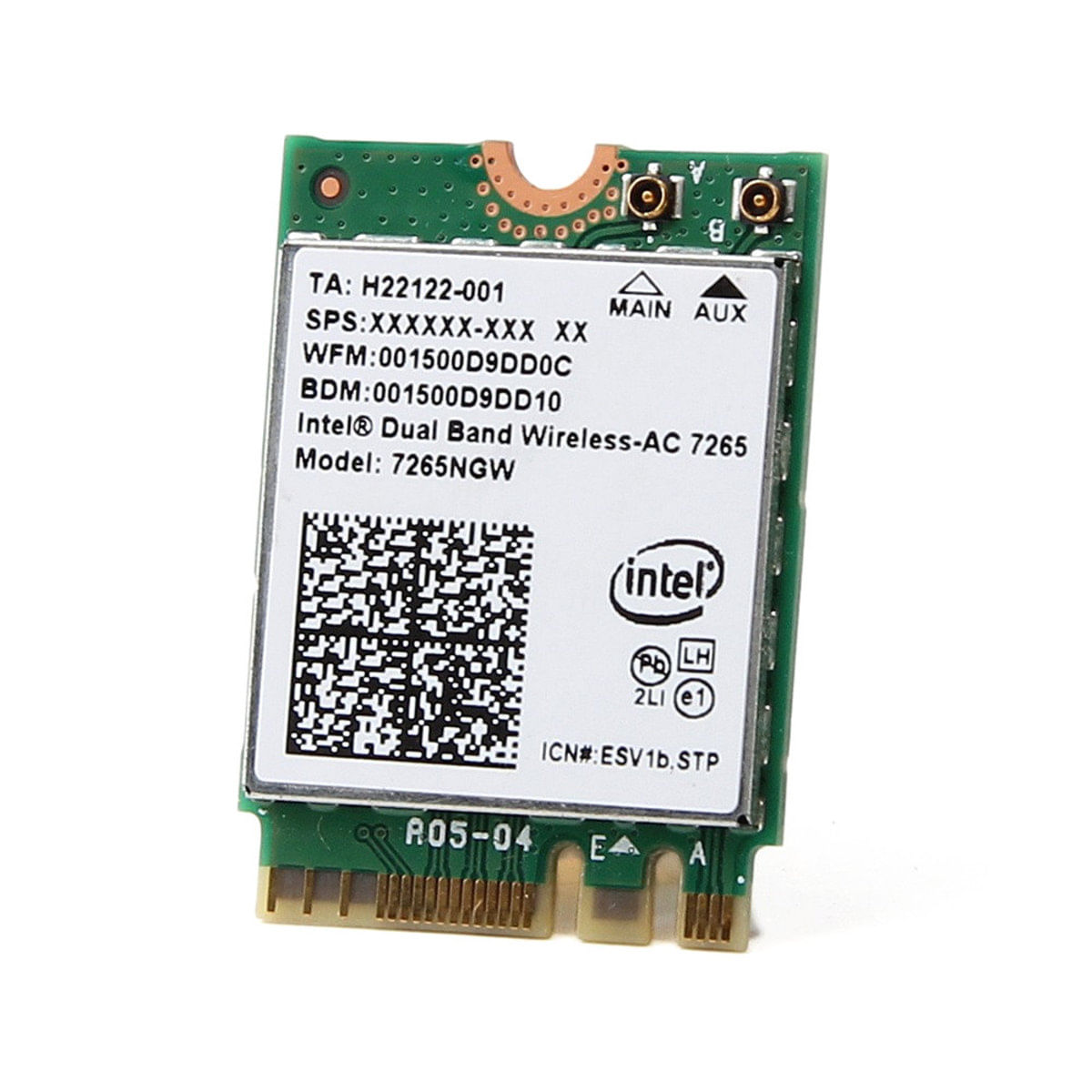 Placa De Rede Wifi/Bluetooth - M.2 Ngff - Intel Wireless-Ac 7265 (P/ Notebooks) Intel