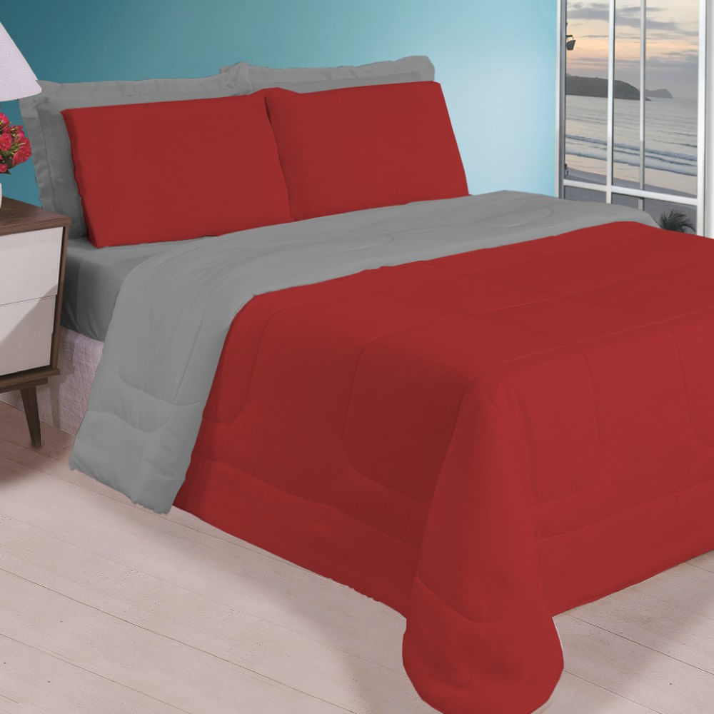 Vermelho e Cinza