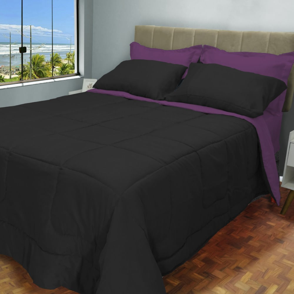 Preto e Roxo