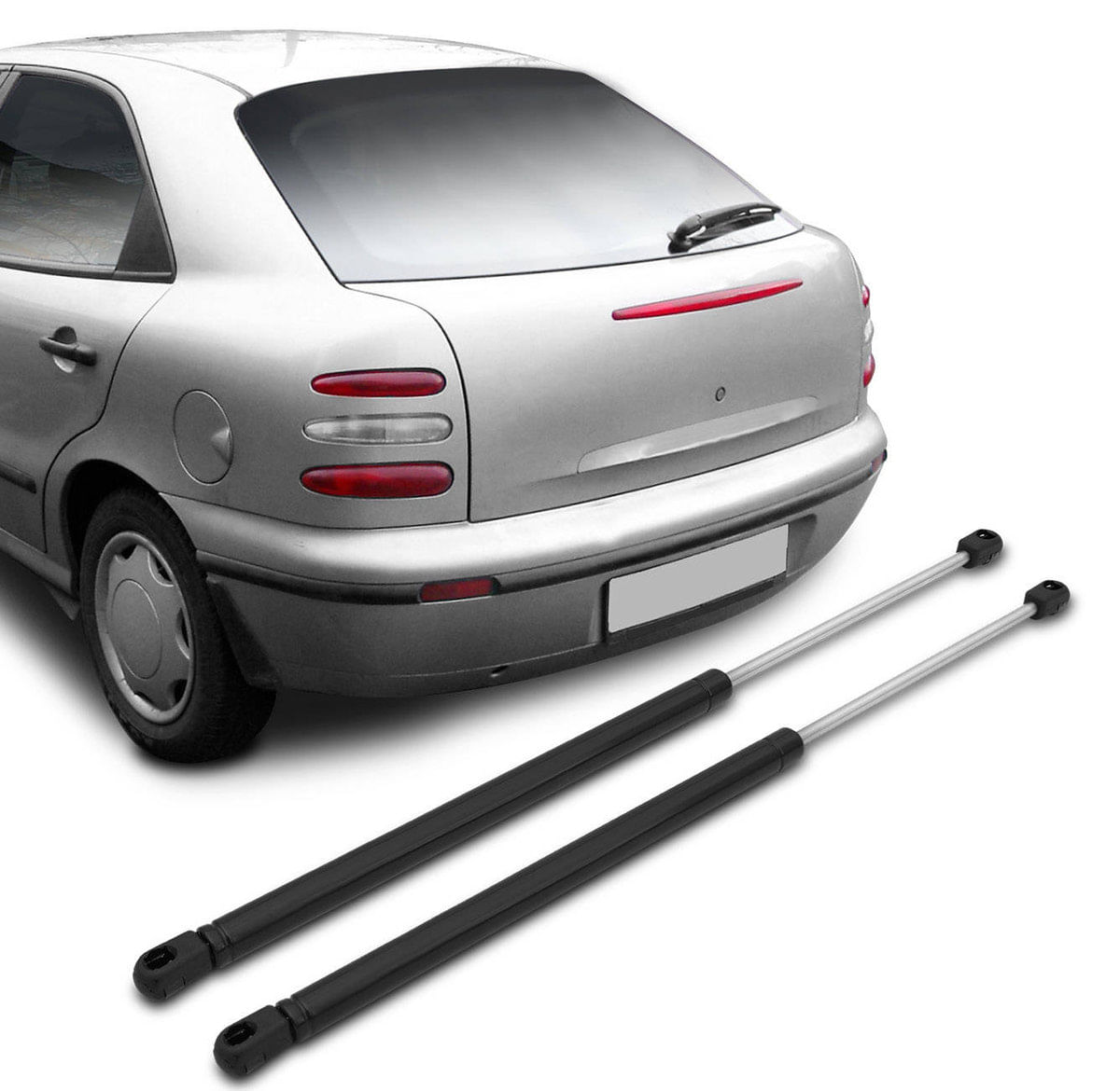 Par Amortecedor Tampa Traseira Porta Malas Brava 1998 A 2003