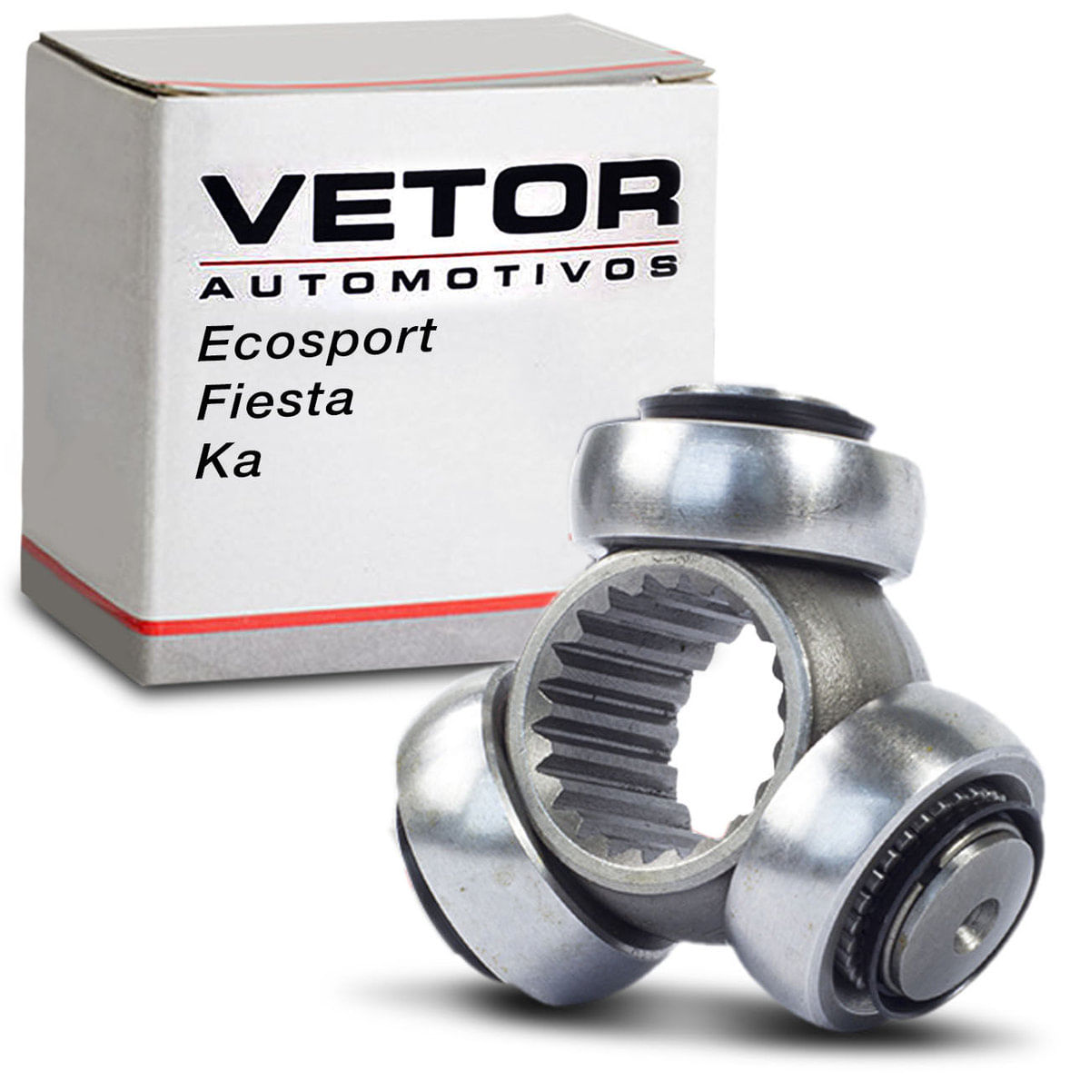 Trizeta Do Semi Eixo Ford Ka Ecosport Fiesta Hatch Zetec Rocam 21 Dentes Elo 30,4Mm Vetor Vt9012