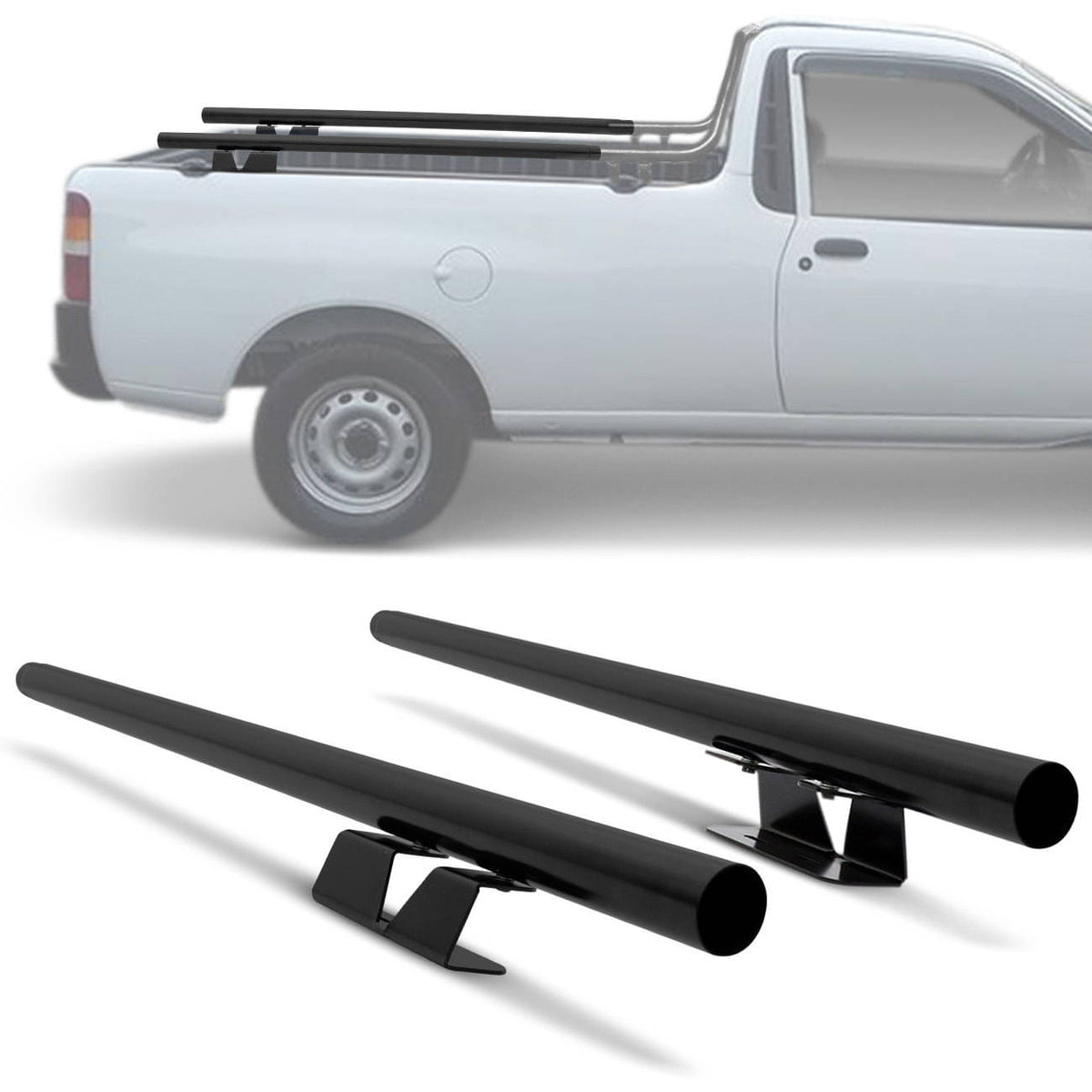 Extensão Santo Antônio Ford Courier 2011 2012 2013 2 Polegadas Em Aço Carbono Para Espaço Para Capota