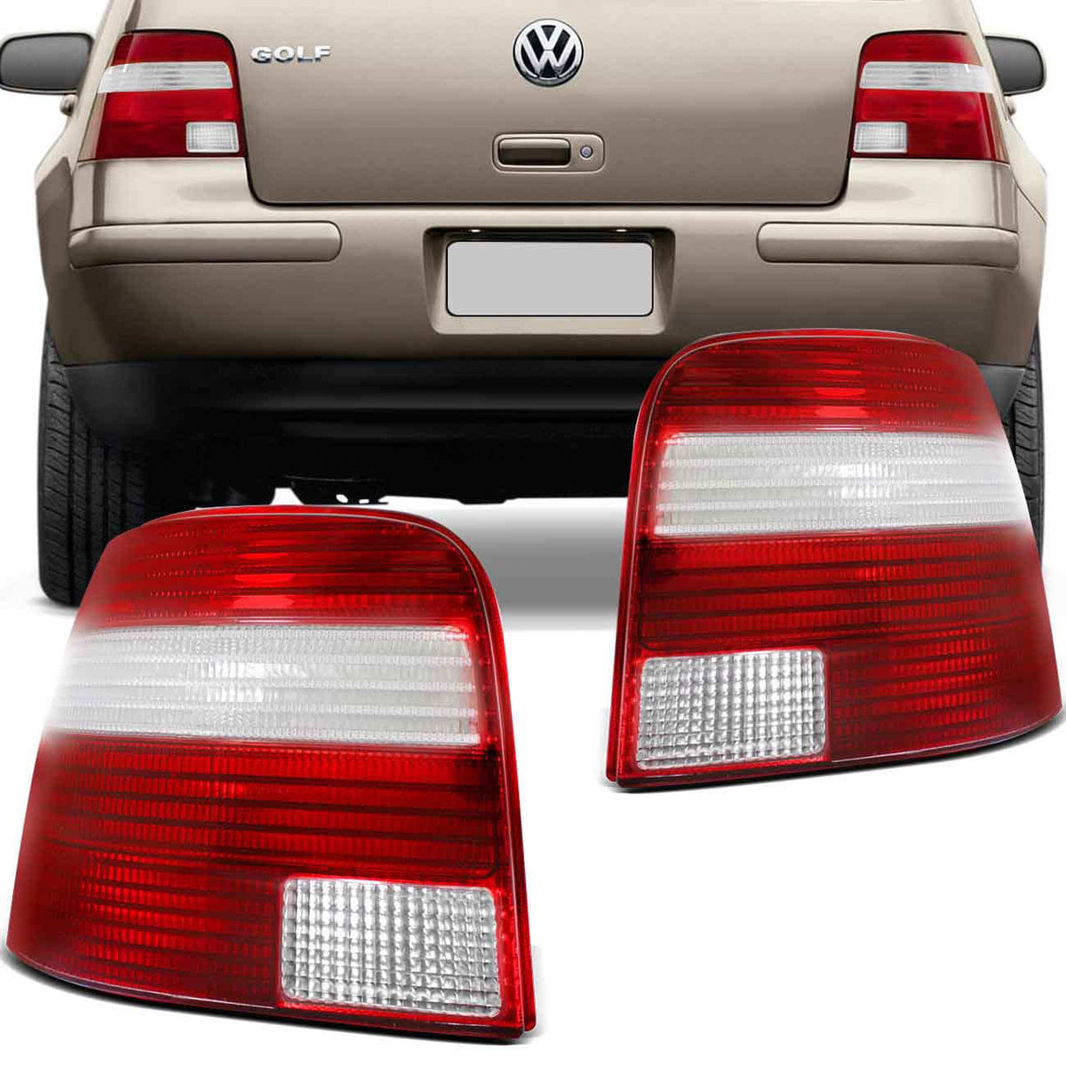 Par Lanterna Traseira Golf 1998 1999 2000 2001 2002 2003 2004 2005 2006 Sapão