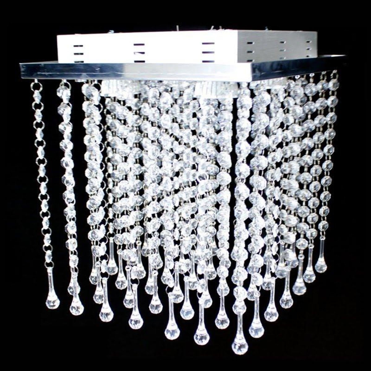 Lustre De Acrílico Chiba 28X28x30cm Jp-Chiba-28Ac