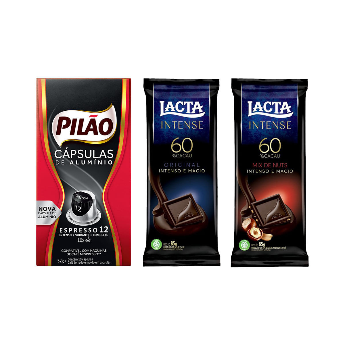 B1-5450748-5793114-5793670_Kit-Capsulas-de-Cafe-Pilao-Espresso---Chocolate-Dark---Dark-Nuts-Lacta-85g-cada_1_Zoom