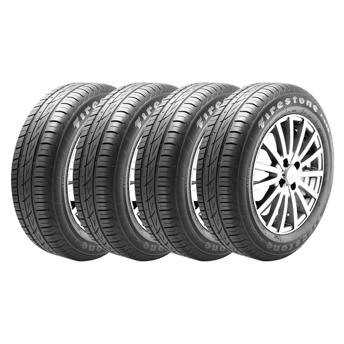 Kit 4 Pneus Aro 14 185/70R14 Firestone F600 conjunto