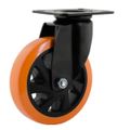 MP27377369_Kit-2-Rodizio-Giratorio-com-freio---2-sem-freio-PP---PU-serie-514-127mm-Preto---Amarelo-680kg-Colson_2_Zoom